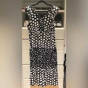 Navy + White Polka Dots